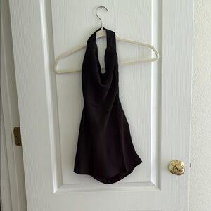 NWT! H&M Elegant Black Halter Top